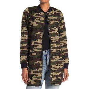 Sanctuary City Topper Camo ZIP Up Jacket
